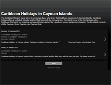 Tablet Screenshot of caymanislandsguide.blogspot.com