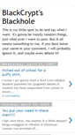 Mobile Screenshot of blackcrypt.blogspot.com