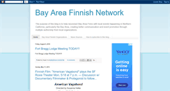 Desktop Screenshot of bayareafinnishnetwork.blogspot.com