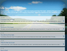 Tablet Screenshot of lifebeginsatthecross.blogspot.com