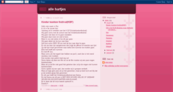 Desktop Screenshot of allehartjes.blogspot.com