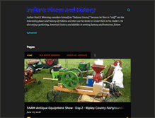 Tablet Screenshot of indianaplaces.blogspot.com