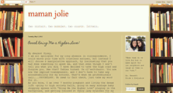 Desktop Screenshot of maman-jolie.blogspot.com