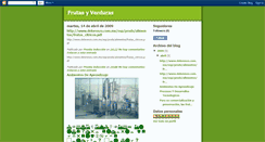 Desktop Screenshot of fruver2009.blogspot.com