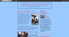 Desktop Screenshot of communitynewsandnotes.blogspot.com