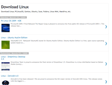 Tablet Screenshot of linux-download.blogspot.com