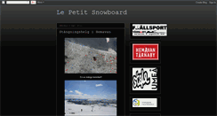 Desktop Screenshot of lepetit-snowboard.blogspot.com