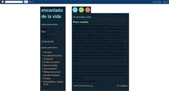 Desktop Screenshot of encantadodelavida.blogspot.com