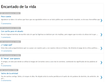 Tablet Screenshot of encantadodelavida.blogspot.com