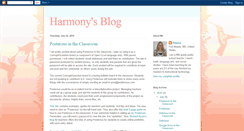 Desktop Screenshot of harmonysblogg.blogspot.com