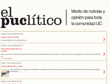 Tablet Screenshot of elpuclitico.blogspot.com