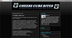 Desktop Screenshot of cheesecubebites.blogspot.com