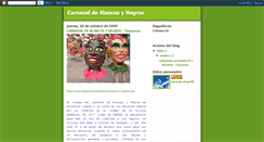 Desktop Screenshot of carnavaldeblancosynegros.blogspot.com