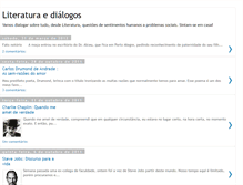 Tablet Screenshot of literaturaedialogos.blogspot.com