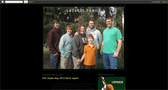 Desktop Screenshot of lazarosfamily.blogspot.com