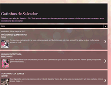 Tablet Screenshot of gatinhosdesalvador.blogspot.com