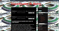 Desktop Screenshot of classificadosdobairro.blogspot.com