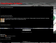 Tablet Screenshot of classificadosdobairro.blogspot.com