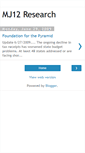 Mobile Screenshot of majestic12research.blogspot.com