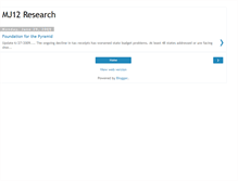 Tablet Screenshot of majestic12research.blogspot.com