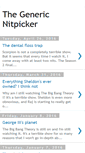 Mobile Screenshot of genericnitpicker.blogspot.com