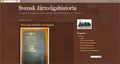 Desktop Screenshot of jarnvagshistoria.blogspot.com