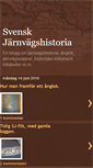 Mobile Screenshot of jarnvagshistoria.blogspot.com