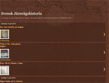 Tablet Screenshot of jarnvagshistoria.blogspot.com