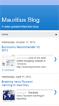 Mobile Screenshot of mauritius-blog.blogspot.com
