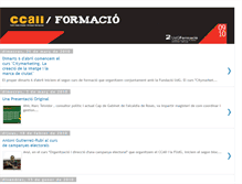 Tablet Screenshot of ccaii-formacio.blogspot.com