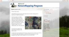 Desktop Screenshot of naturemapping-program.blogspot.com