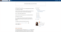 Desktop Screenshot of inedibleating.blogspot.com