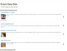 Tablet Screenshot of eveyseasyeats.blogspot.com
