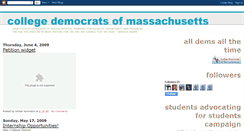 Desktop Screenshot of collegedemsofma.blogspot.com