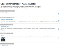 Tablet Screenshot of collegedemsofma.blogspot.com