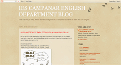 Desktop Screenshot of campanarenglish.blogspot.com