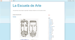 Desktop Screenshot of laescueladearte.blogspot.com