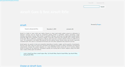 Desktop Screenshot of buy-airsoft-gun.blogspot.com