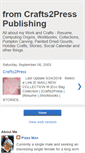 Mobile Screenshot of crafts2press.blogspot.com