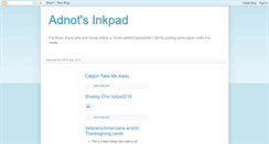 Desktop Screenshot of adnotsinkpad.blogspot.com