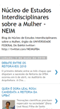 Mobile Screenshot of neim-ufba.blogspot.com