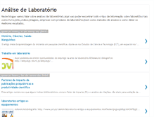 Tablet Screenshot of analiselaboratorio.blogspot.com