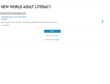 Tablet Screenshot of newworldliteracy.blogspot.com