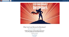 Desktop Screenshot of extraordinaryheroines.blogspot.com