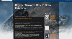 Desktop Screenshot of howtodrawpokemon.blogspot.com