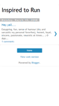 Mobile Screenshot of inspiredtorun.blogspot.com