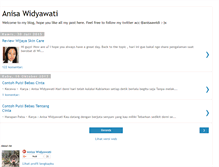 Tablet Screenshot of anisa-widyawati.blogspot.com