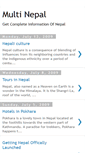 Mobile Screenshot of multinepal.blogspot.com
