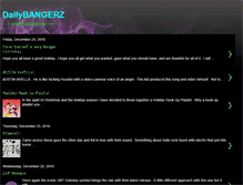 Tablet Screenshot of dailybangerz.blogspot.com