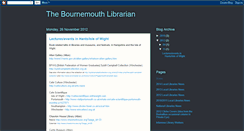 Desktop Screenshot of bmthlibrarian.blogspot.com